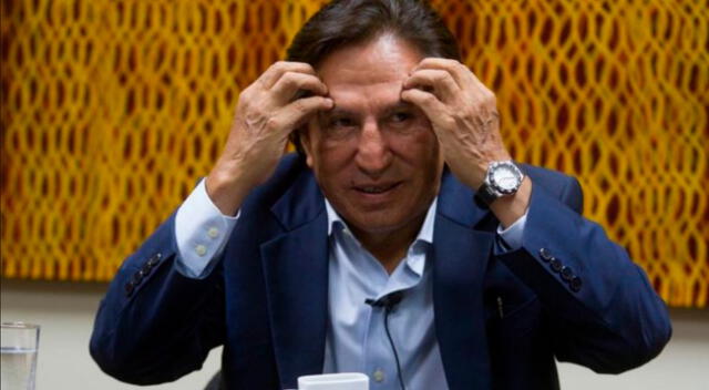 Alejandro Toledo a pocas horas de entregarse.