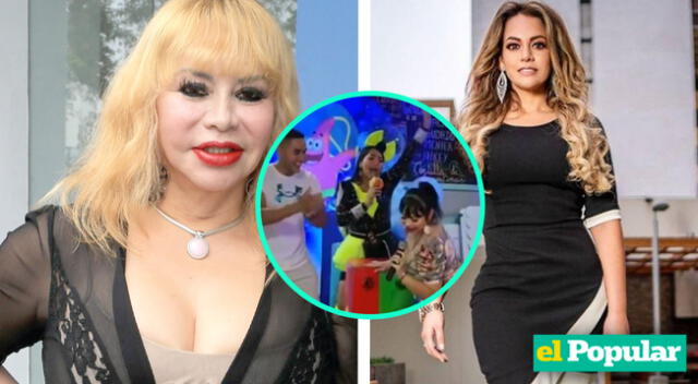 Susy Díaz se 'tira un paso' en fiesta de nieto