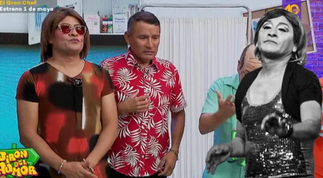 'Chino Risas' asume una vez más el papel de 'La Bibi' y protagoniza sketch con Jhony Carpincho.