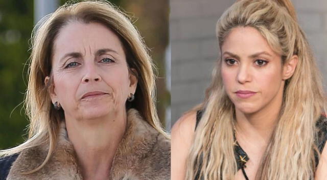 Mamá de Gerard Piqué al hablar de Shakira Molesta, tiene gestos de desesperación