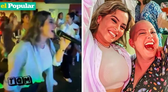 ¡Ahora se luce cantando! Ethel Pozo se robó el show en fiesta de Natalia Salas con singular acción