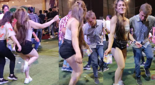 Baile de jóvenes peruanos en fiesta cajamarquina se hizo viral en las redes sociales.