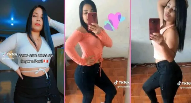 Joven venezolana revela cómo era antes de llegar a Perú y es viral en TikTok.