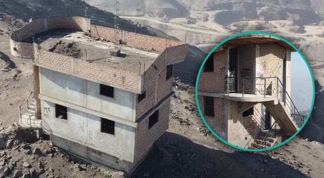 Casa abandonada se encuentra entre los cerros del Pasamayito, en Comas.