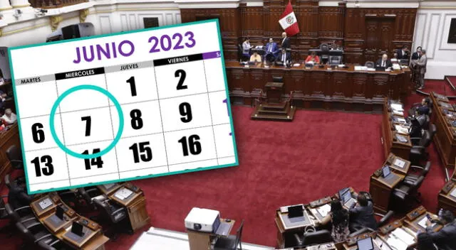 Congreso aprobó declarar feriado nacional este 7 de junio 2023.