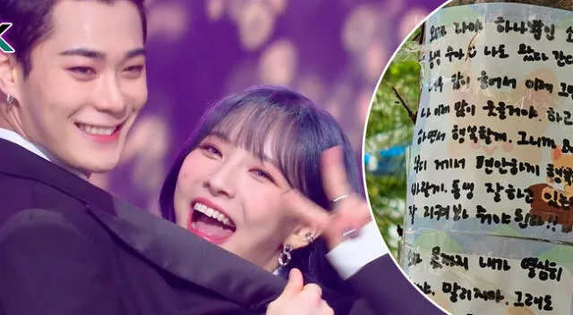 Moonbin y la emotiva carta que le escribió su hermana menor Moon Sua