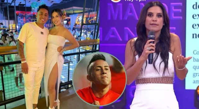 Christian Cueva y su esposa Pamela López tuvieron tierno gesto en pleno set de América TV.