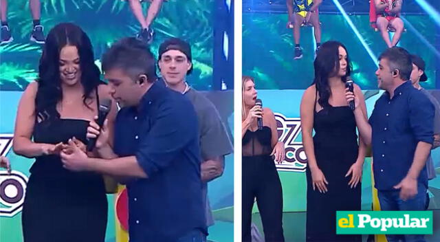 Renzo Schuller trolea a Angie Arizaga: "No veo el anillo"