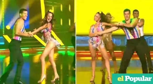 Luciana Fuster y Patricio Parodi, la pareja del momento se ganaron todas las miradas en el programa Baila Conmigo con baile.