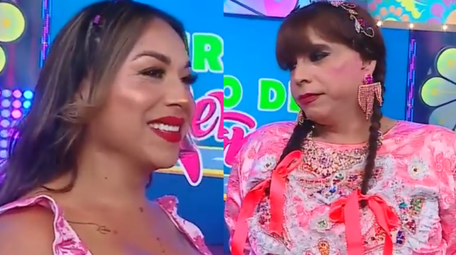 Dayanita es troleada por Ernesto Pimentel 'La Chola Chabuca' durante entrevista.