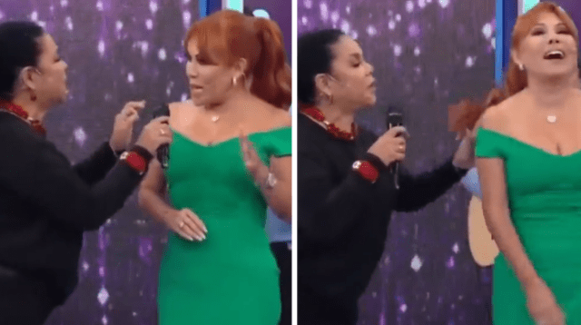 Magaly Medina canta junto a Eva Ayllón