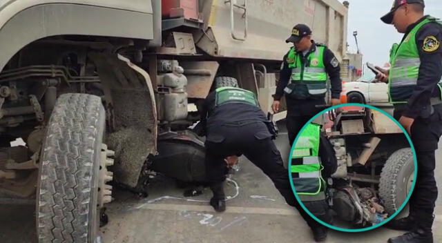 Camión volquete atropelló a pareja en La Panamericana Norte, pero embarazada pierde a su bebé.