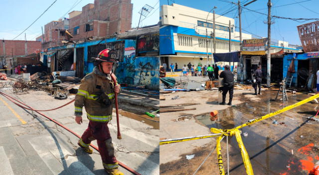 Los bomberos tardaron al menos una hora y media para poder controlar el fuego.