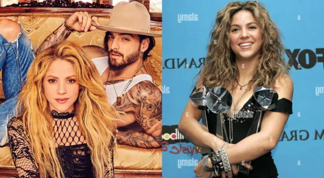 Shakira y Maluma juntos en Premio Billboard.