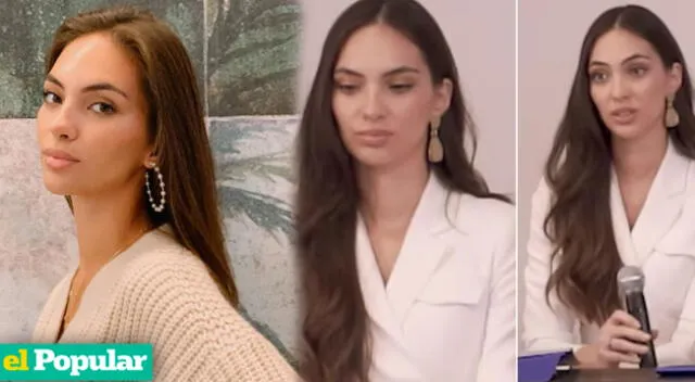 Natalie Vértiz responde a críticas por sus expresiones en las entrevistas del certamen Miss Perú.