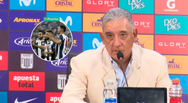 Mario Viera criticó a Alianza Lima por, según él, favorecimiento del árbitro en el penal.
