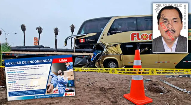 Transportes Flores hasta el momento no se pronuncia sobre el accidente que provocó la muerte de uno de sus conductores en Surco.