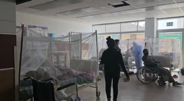Zona de Hospital Regional de Lambayeque donde se atienden casos de dengue.