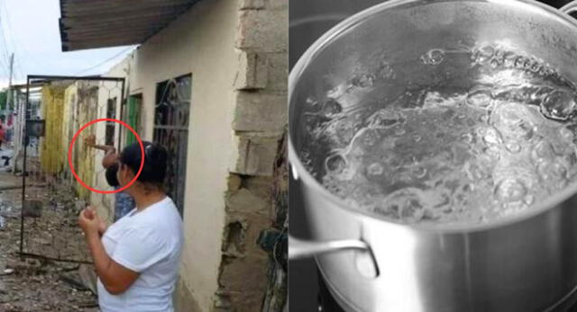 Mujer tiró agua hirviendo a su yerno por siempre llegar a la hora de almuerzo.