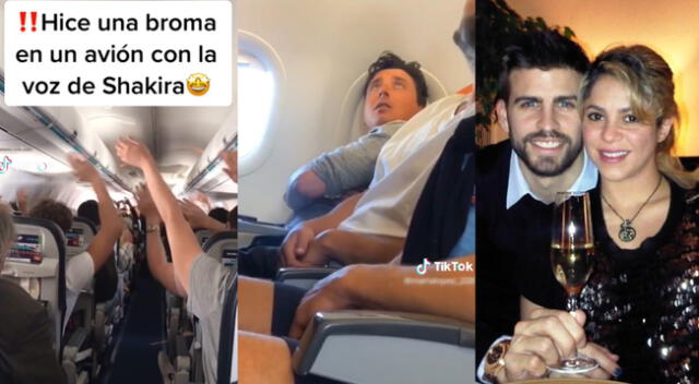 Peculiar broma en avión con la voz de Shakira generó diversas reacciones en las redes sociales.