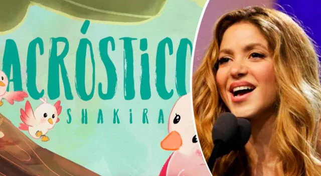 Shakira estrena 'Acróstico' dedicado a sus hijos.