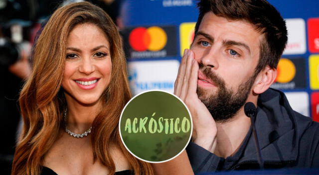 'Acróstico' de Shakira: Estos son los versos que estarían dedicados a Gerard Piqué