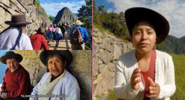 La muchacha llevó a sus abuelitos a cumplir su sueño de conocer Machu Picchu y es viral en TikTok.