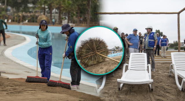 Playa artificial en San Juan de Lurigancho ya es una realidad y vecinos están emocionados.