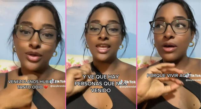 La joven venezolana reveló que sus compatriotas le criticaron por regresar a su país y es viral en TikTok.