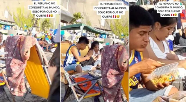 La escena se ha vuelto viral en las redes sociales.