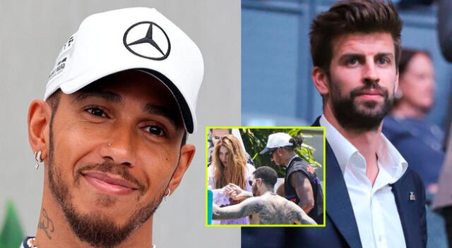 Gerard Piqué y Lewis Hamilton juntos: Reviven momentos que compartieron antes de foto