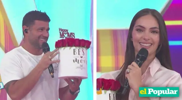 Yaco dedica EN VIVO romántico detalle a Natalie Vértiz por Día de las Madres