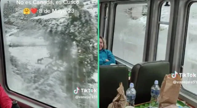 Joven quedó sorprendido por el clima en Cusco.