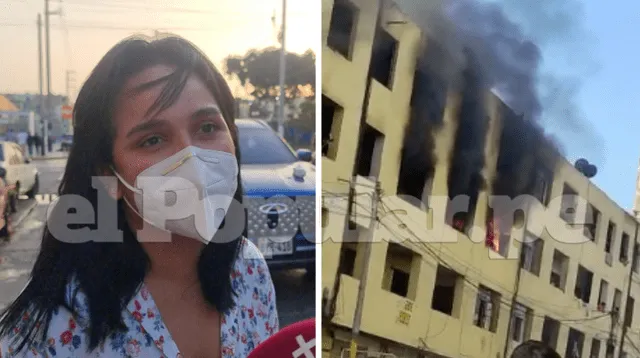 Daniela Darcourt ayuda tras incendio de la casa de su tío.