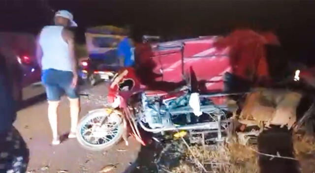 Accidente de tránsito ocurrió en carretera que une Sechura con Piura.