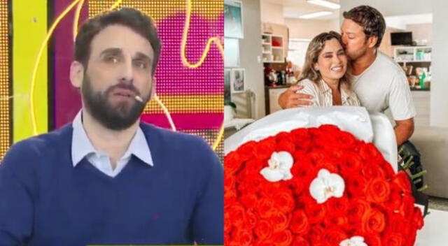 Ethel Pozo recibe hermoso arreglo floral por el 'Día de la madre'.