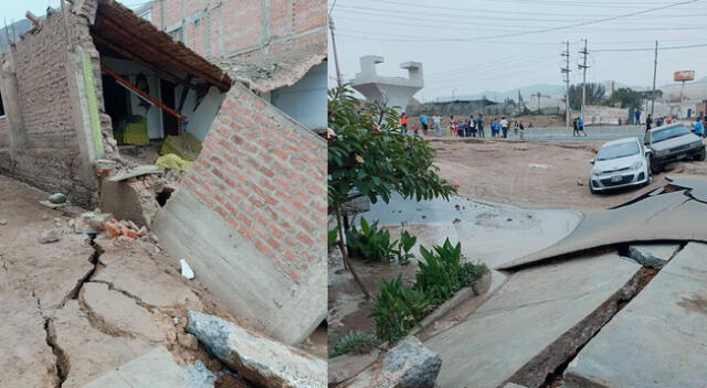 Casas quedan en escombros tras colapsar tunel del Megapuerto de Chancay.