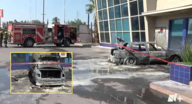 Un mecánico tomó prestado el carro de un cliente para ir a un restaurante a comer.