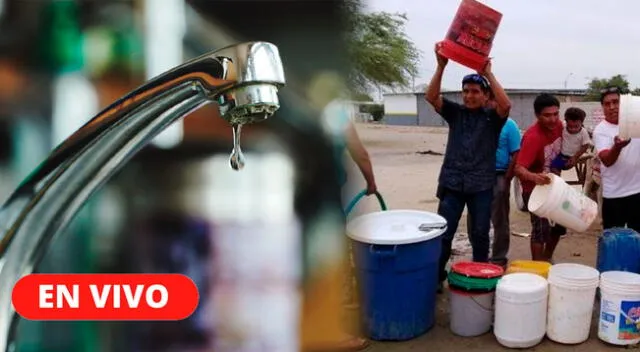 Conoce los distritos que tendrán corte de agua.