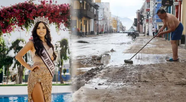 Miss Perú 2023: Candidata María Fernanda Malca ayudó a damnificados por los huaicos.