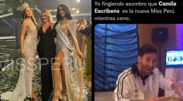 Camila Escribens es la nueva Miss Perú Universo 2023.