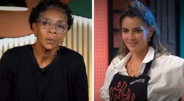 Leyla Chihuán 'echa' a Korina Rivadeneira tras ver que se salvó de la eliminación: "No podía ni cortar el cuy"