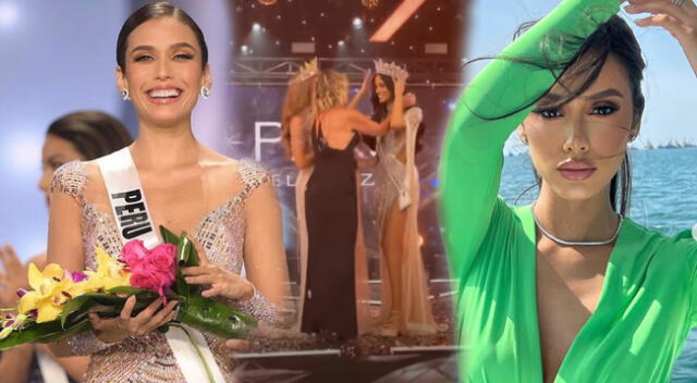 Janick Maceta, exMiss Perú le da su apoyo a Camila Escribens tras ganar el certamen de belleza.