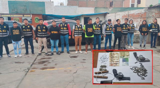 Los detenidos eran el terror de los pequeños empresarios de Lima Provincias.