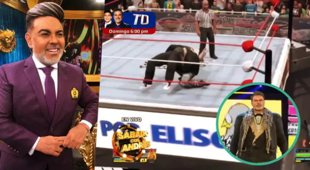 ¿Andrés Hurtado a la WWE?: Realizan videojuego del conductor al estilo de lucha libre