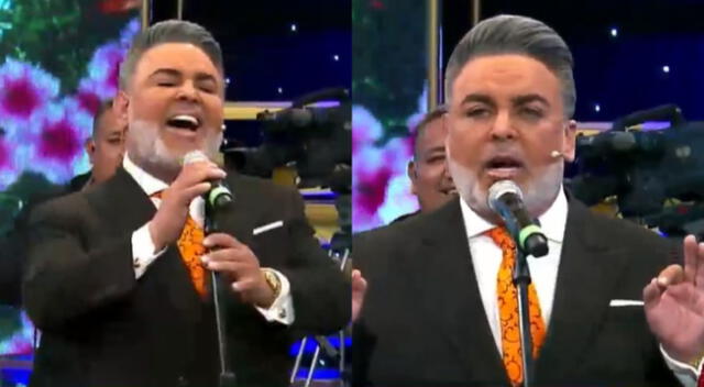 Andrés Hurtado vuelve a cantar en televisión.