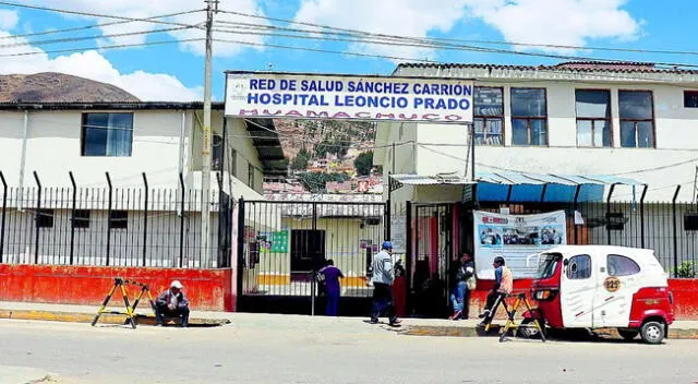 Hospital donde familiares llevaron a menor.