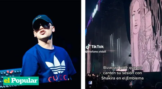 Bizarrap generó controversia al pedir a presentes no cantar canción junto a Shakira en concierto de México