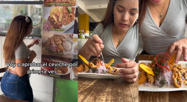 Joven venezolana se animó a probar ceviche peruano por primera vez y escena se hizo viral en las redes sociales.