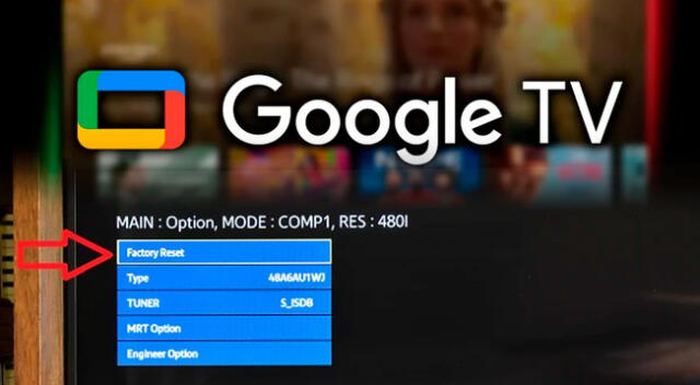 ¿Sabías que el modo recovery también se encuentra en Google TV?